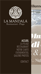 Mobile Screenshot of lamandala-cannes.com